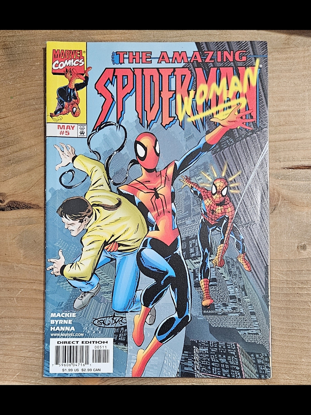 AMAZING SPIDER-MAN #5 Vol. 2 1st Mattie Franklin Spider-Woman 1999 Marvel Comics
